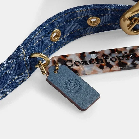 Coachtopia Cargo Shoulder Bag in Upcrafted Denim - Picture 6 of 16